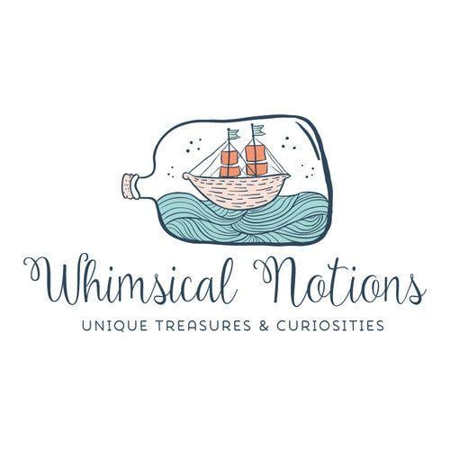 Whimsical Logo - Ship in a Bottle Premade Logo Design with Your Business