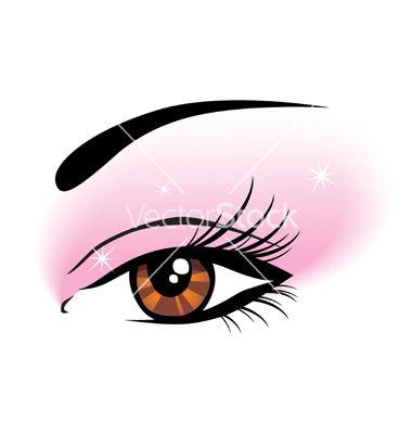 Makeup Clip Art Logo - Eye Makeup Clipart