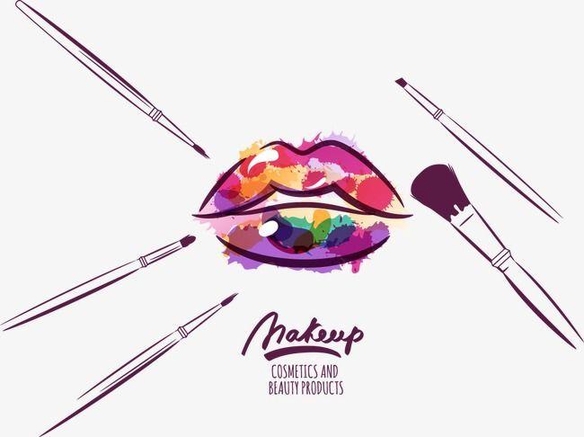 Makeup Clip Art Logo - Pin by Dinda Utami on Logo | Makeup illustration, Makeup, Makeup ...