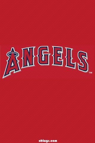 MLB Angels Logo - Angels iPhone Wallpaper | iOS Themes | Angel, MLB, Angels baseball