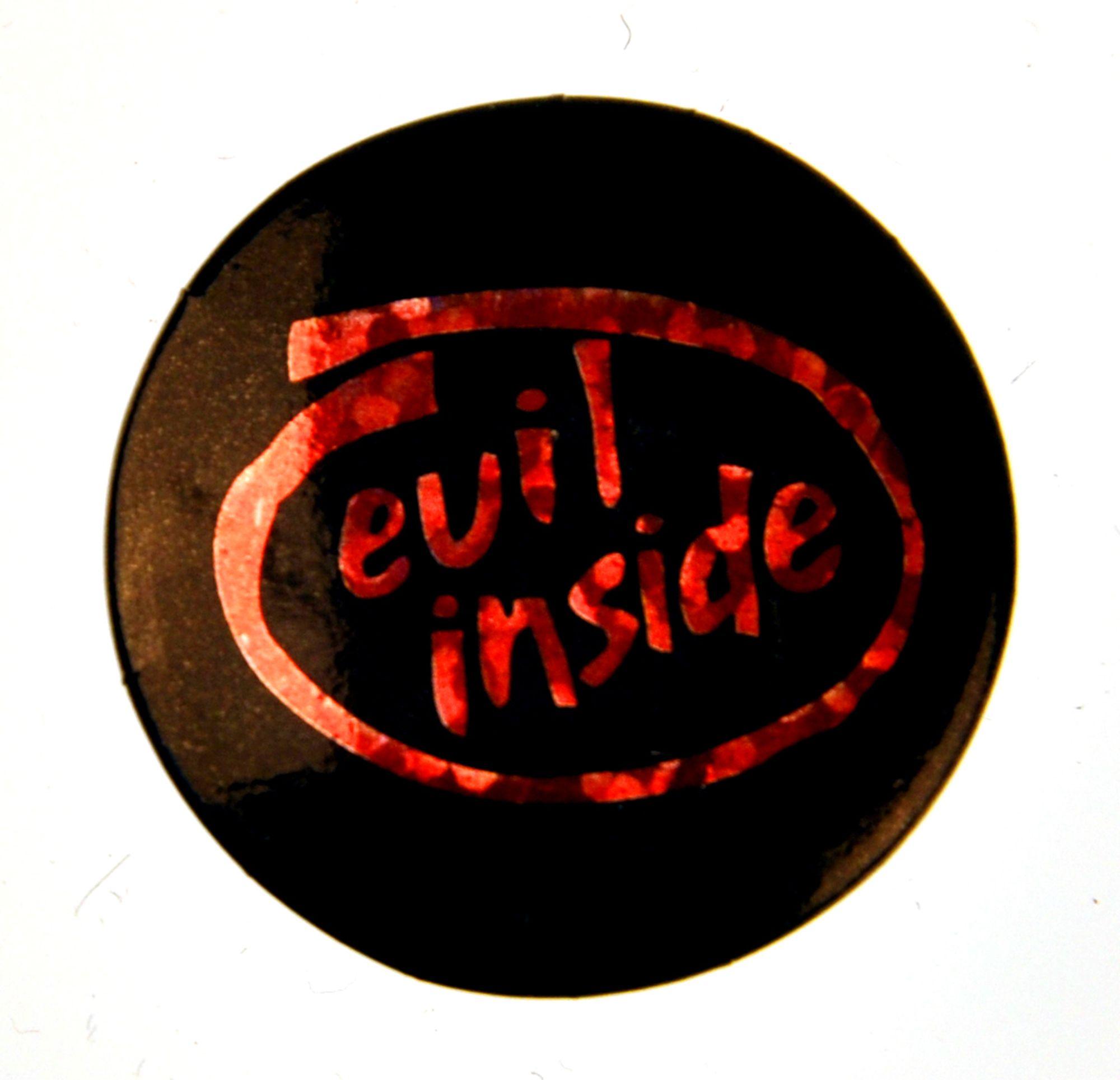 Evil Inside Intel Logo - Evil Inside Intel Badge | Pink Cat Shop