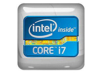 Evil Inside Intel Logo - EVIL INSIDE 1X1 Chrome Domed Case Badge / Sticker Logo - $11.99