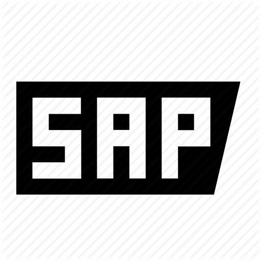 White Sap Logo - Integration, logo, sap, security, software, solution, technology icon