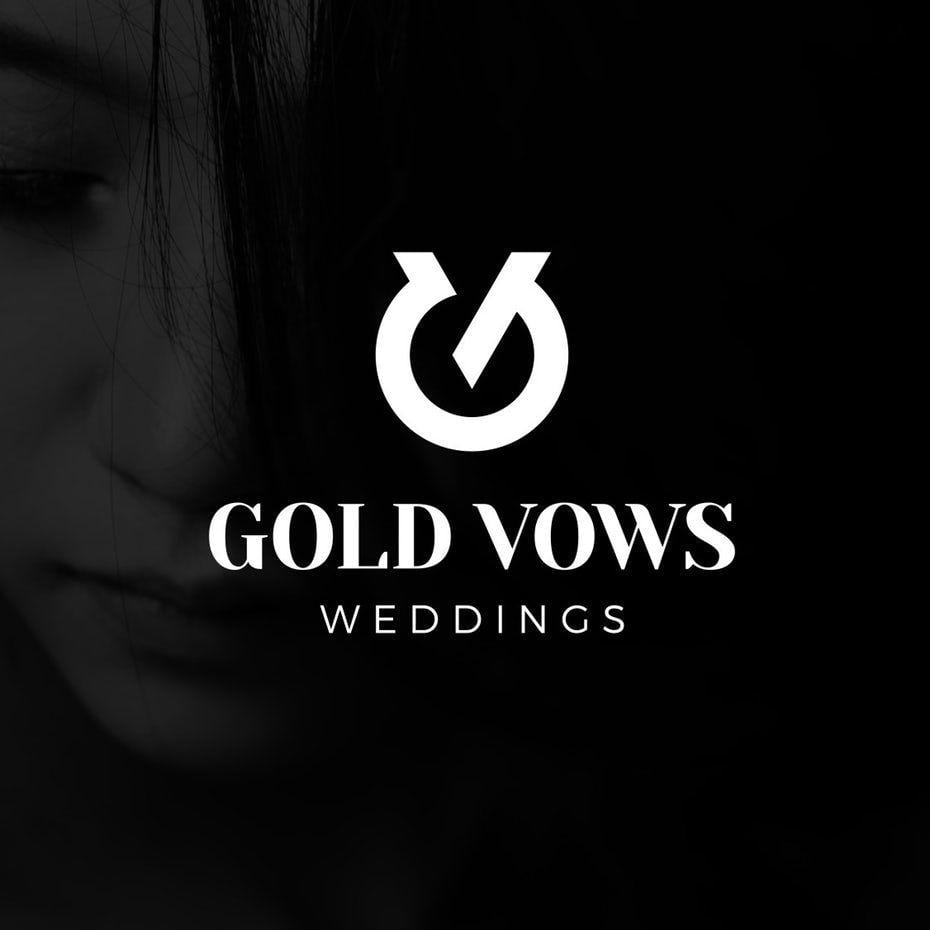 Gold Brand Logo - beautiful wedding logo design ideas to say yes to