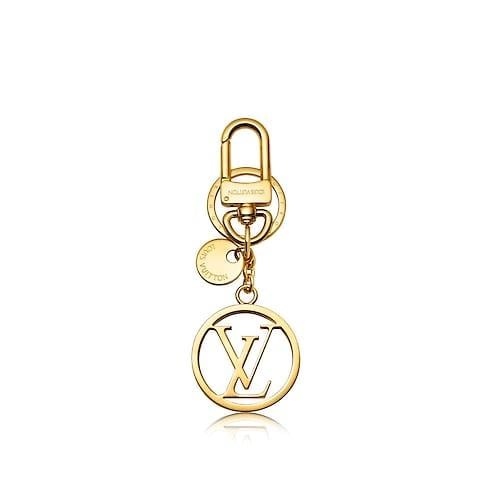 LV Circle Logo - LV Circle Bag Charm & Key Holder. LOUIS VUITTON ®