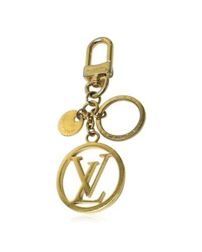 LV Circle Logo - LOUIS VUITTON Bag Charm LV Circle Key Holder M68000