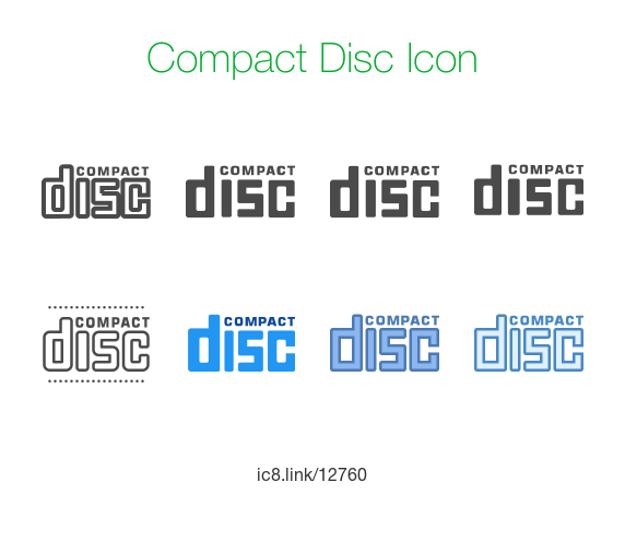 Disc Logo - Compact Disc Icon - free download, PNG and vector