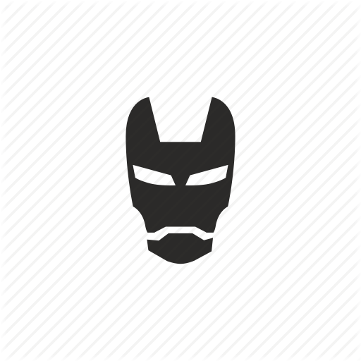 Iron Face Logo - Comix, face, iron, man, mask icon