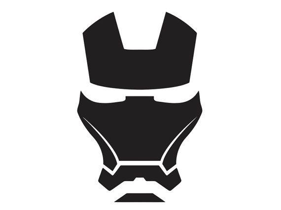 Iron Face Logo - Iron Man Face Logo image