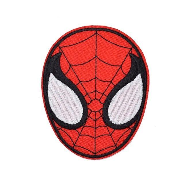 Iron Face Logo - Retro SuperHero Amazing Spiderman Spider Man Face LOGO Gift Animated ...
