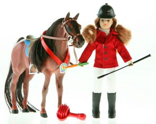 Paradise Horses Logo - Paradise Horses POZ ABLES Doll And Horse Set