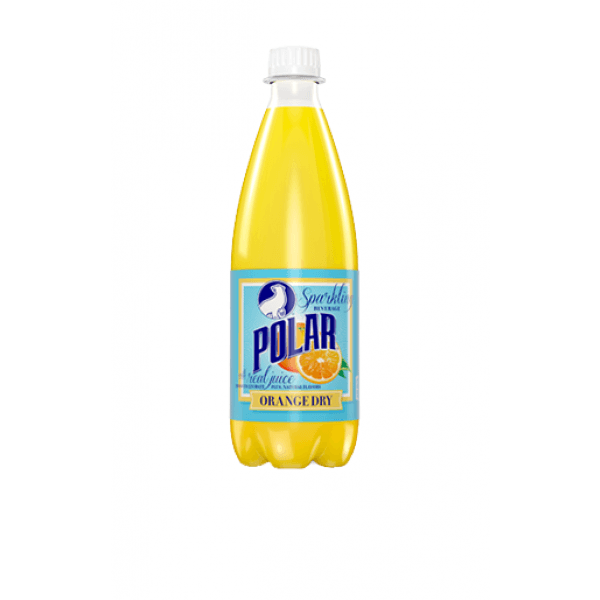 Polar Soda Logo - Polar Beverage Orange Dry Soda 20 oz Pets - Pack of 24