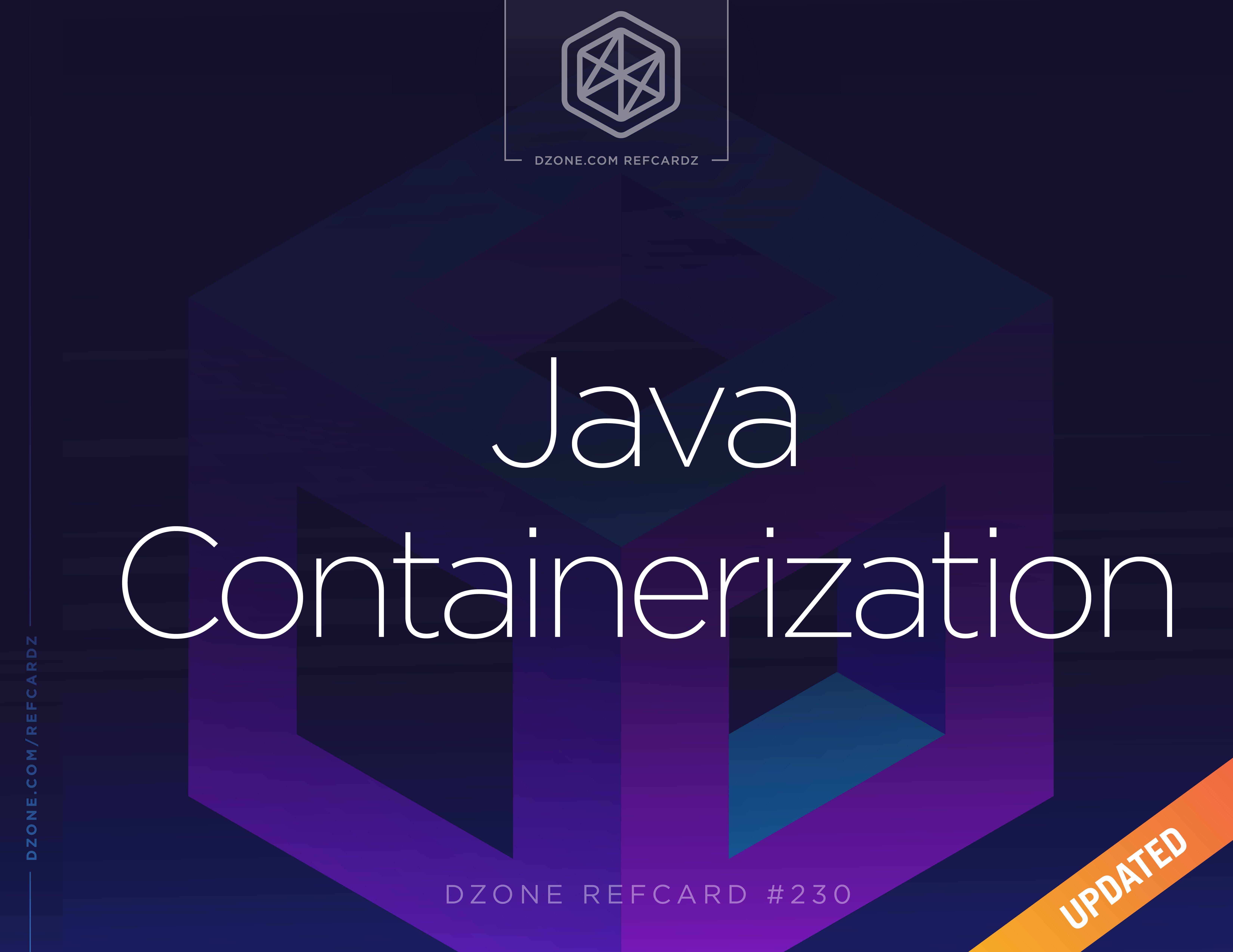 2 Blue Z Logo - Java Containerization - DZone - Refcardz