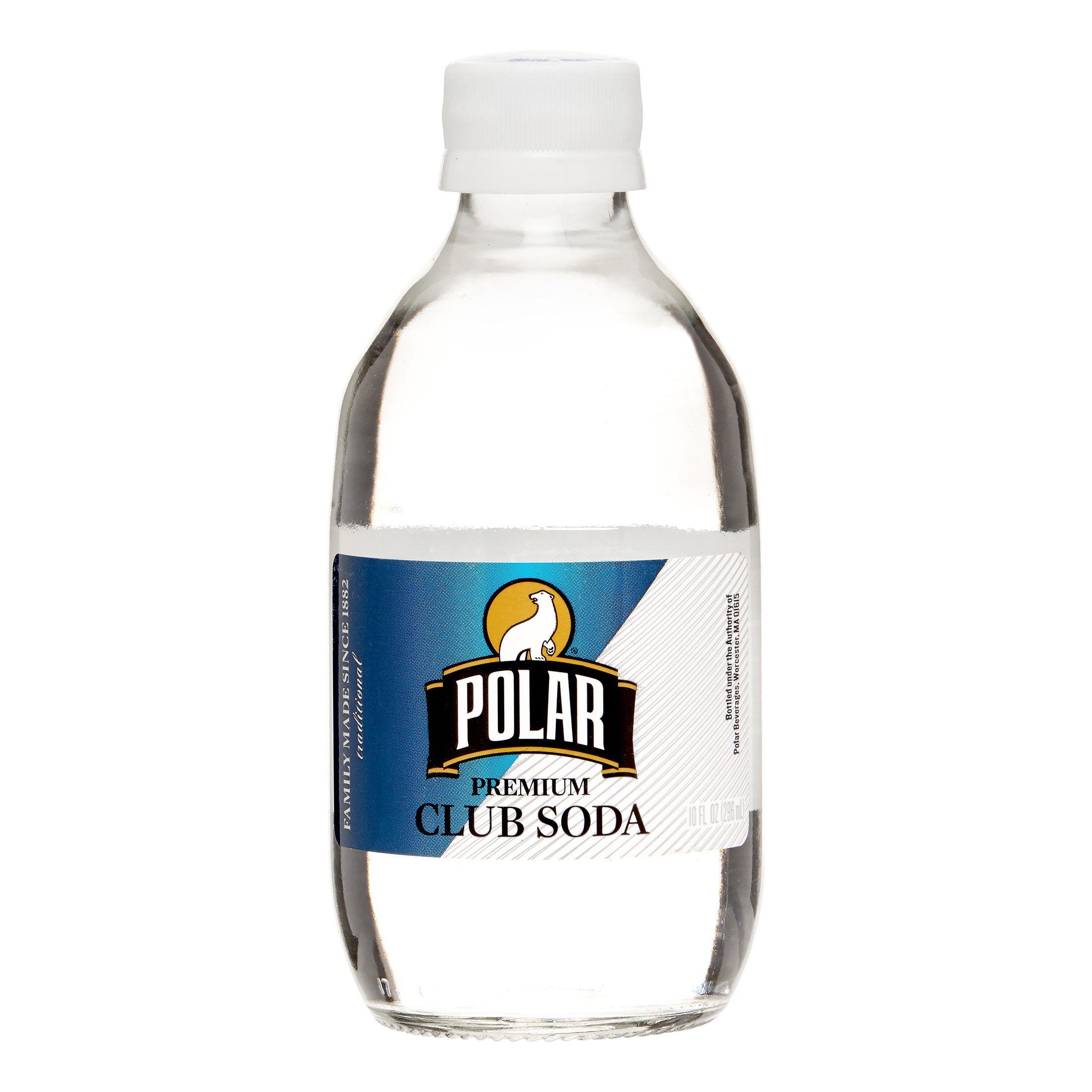 Polar Soda Logo - Polar Club Soda, 10 Fl Oz, 6 Count