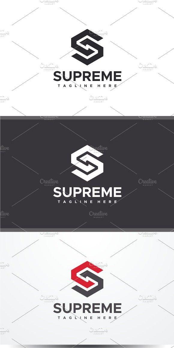 Surpeme Name Text Logo - Supreme - Letter S Logo | Design | Logos, Logo templates, Lettering