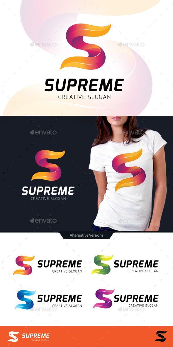 Surpeme Name Text Logo - Supreme Letter S Logo - Letters Logo Templates | logo design ...