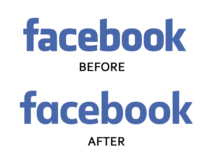 Facebook All Logo - A Look at Famous Logo Redesigns (And The Theme They All Have In ...