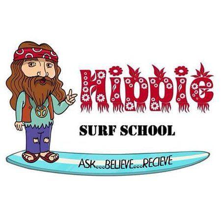 Ask School Logo - Hippie Surf School logo - Picture of Hippie Surf School, Hikkaduwa ...