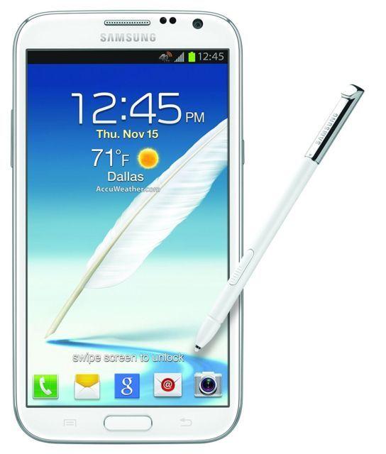 Samsung Galaxy Note 2 Logo - Samsung Galaxy Note II GT N7100 White Unlocked