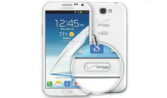 Samsung Galaxy Note 2 Logo - Verizon Galaxy Note II to have the carrier's logo on its home button ...