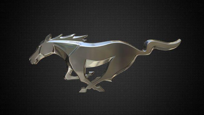 3D Horse Logo - 3D horse logo | CGTrader