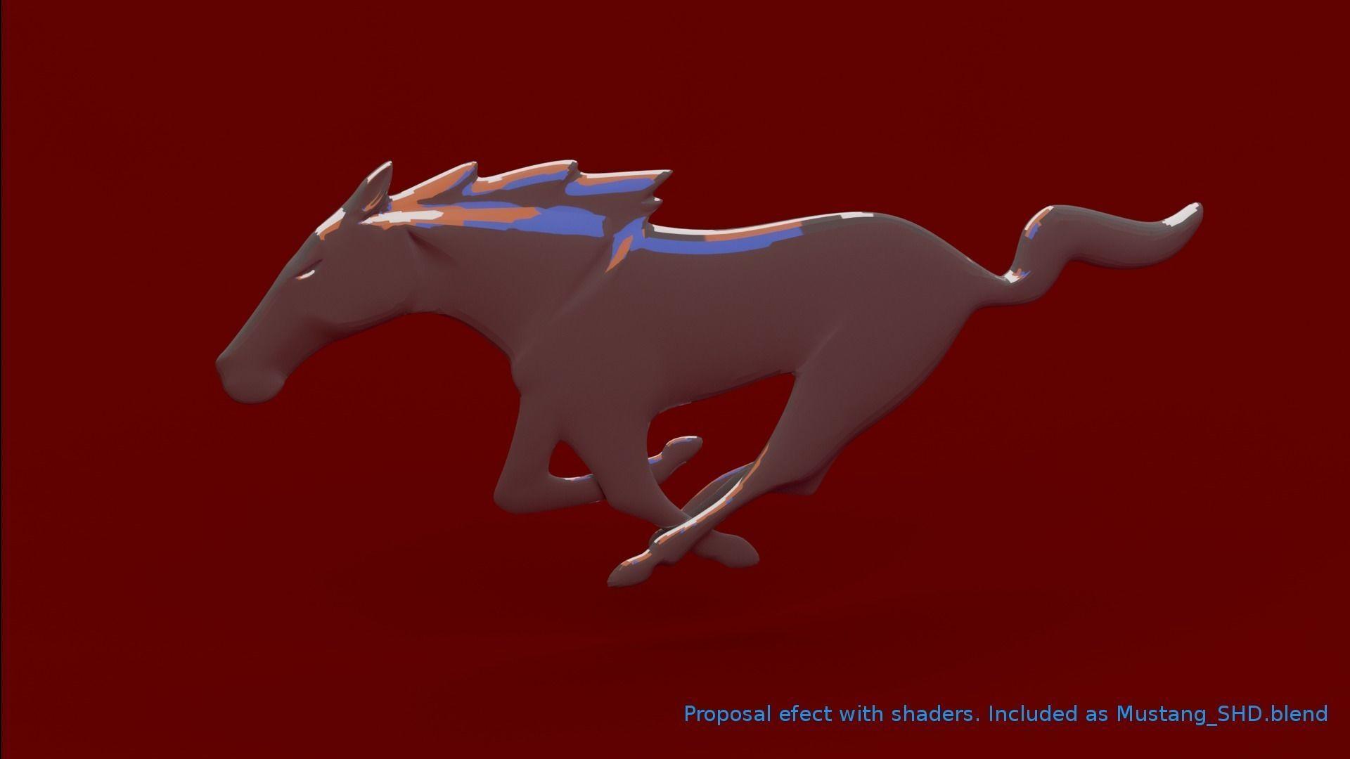 3D Horse Logo - 3D model Horse Logo | CGTrader