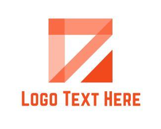 Orange Red Lines Logo - Lines Logo Maker