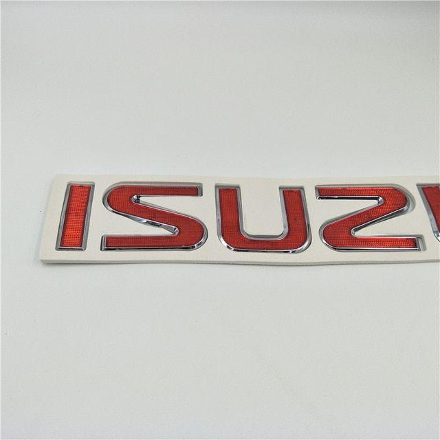 Isuzu Car Logo - For Isuzu 3D Trucks Parts Car Logo Rear Letters Badge emblem sticker ...