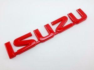 Isuzu Car Logo - LOGO REAR 3D FOR ISUZU RED DMAX Trucks Parts Car Logo Letters Badge ...