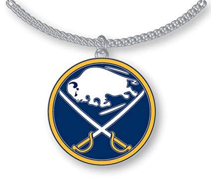 Sabres Logo - Amazon.com : NHL Buffalo Sabres Logo Pendant Necklace : Sports ...