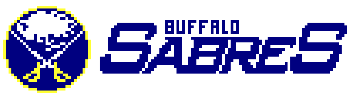 Sabres Logo - Buffalo Sabres Logo | Pixel Art Maker