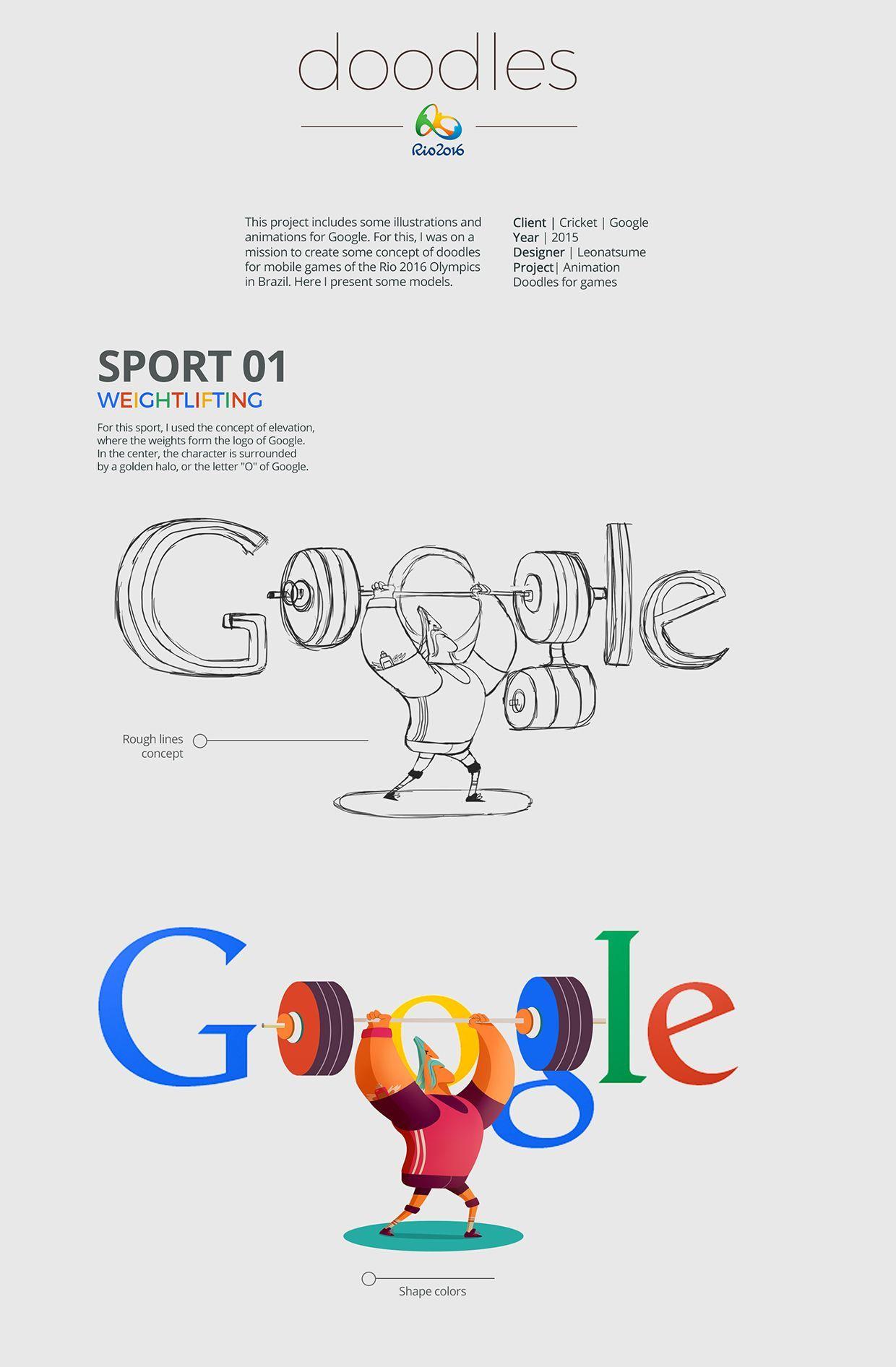 Halo Google Logo - Rio 2016 Olympic Games Google Doodle | Abduzeedo Design Inspiration ...