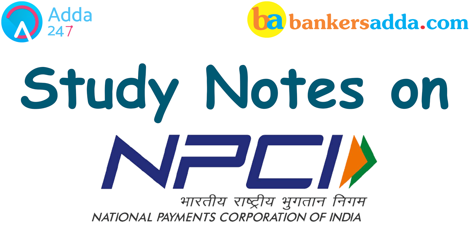 Npci Logo - Banking Awareness Study Notes for Bank Exams