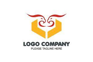 Double Eagle Logo - Eagle Eye Logo Logo Templates Creative Market