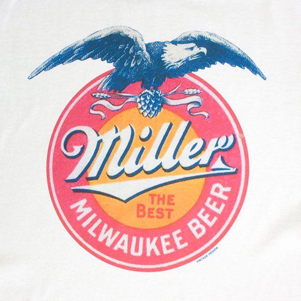 Miller Beer Logo - Miller Brewing Company Eagle Logo Milwaukee Beer T-Shirt