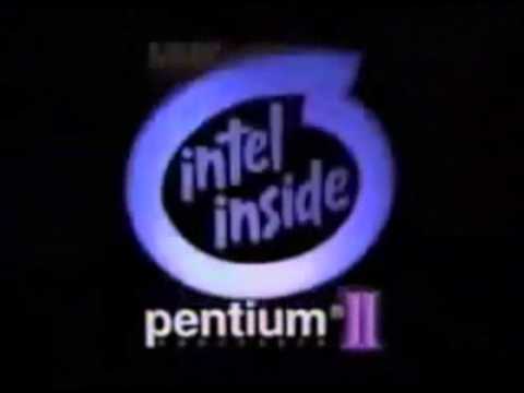 Intel Pentium Processor Logo - Intel Inside Pentium II MMX Processor (1997-1999) Logo (No Audio ...