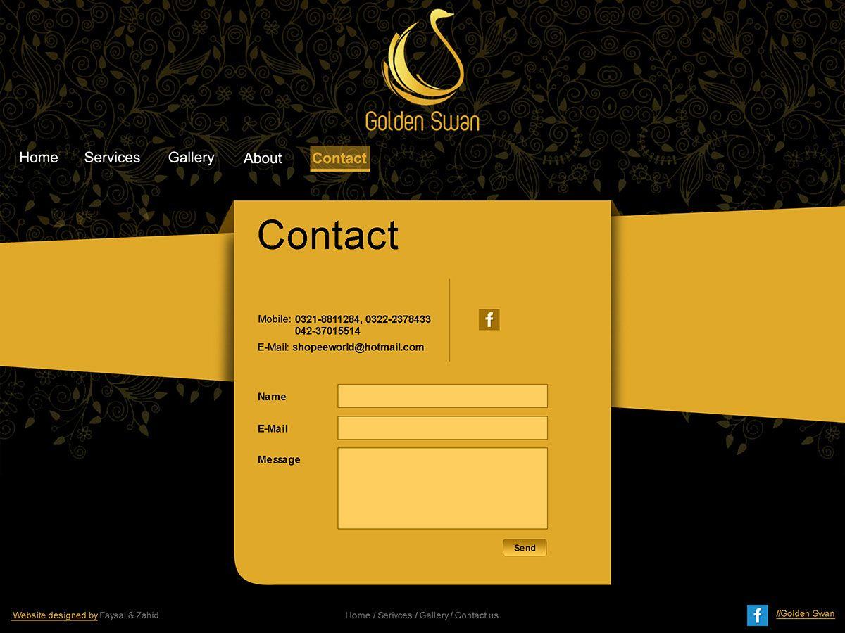 Golden S Logo - Golden Swan- Website & Logo on Pantone Canvas Gallery
