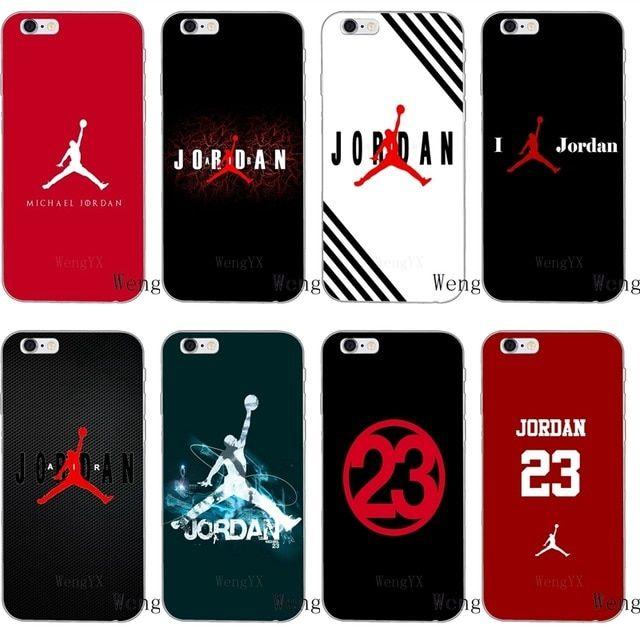 Air Jordan Galaxy Logo - flyman air Michael Jordan 23 logo silicone Soft phone case For ...
