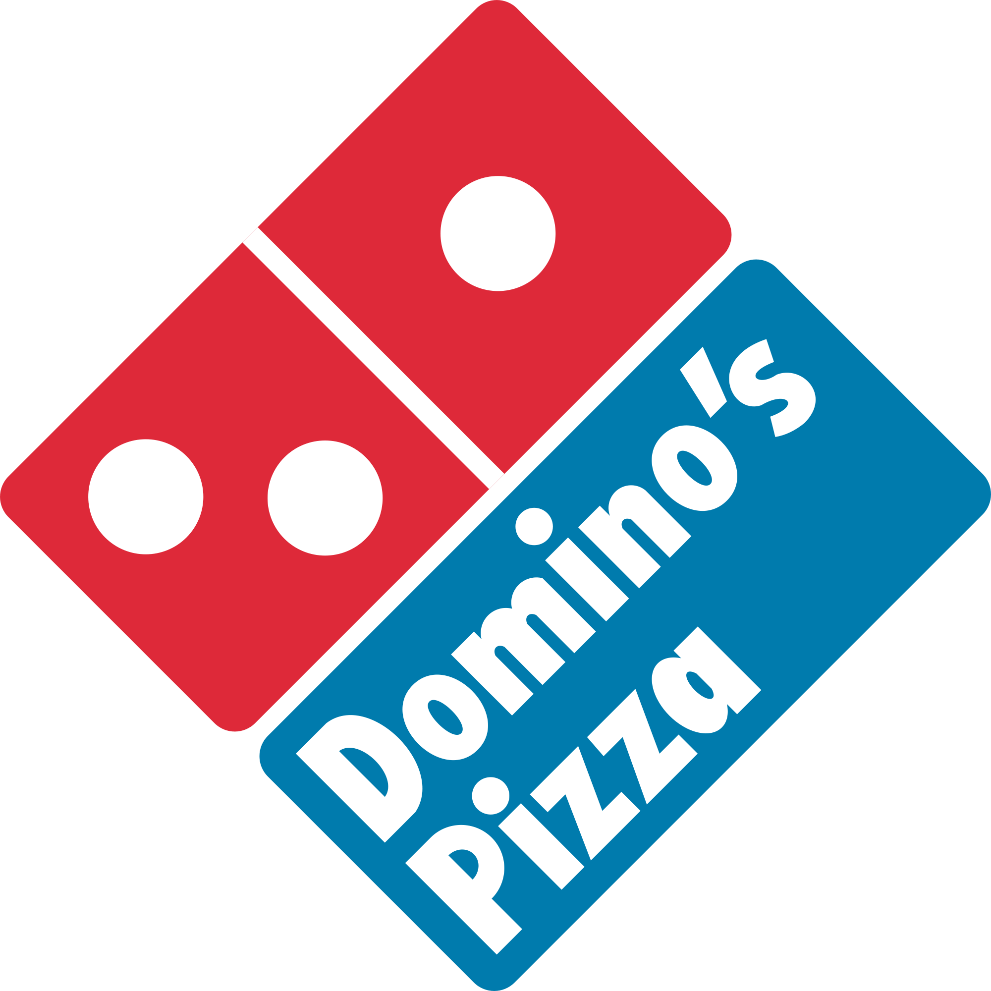 Two Red Rectangle Logo - Dominos pizza logo.svg