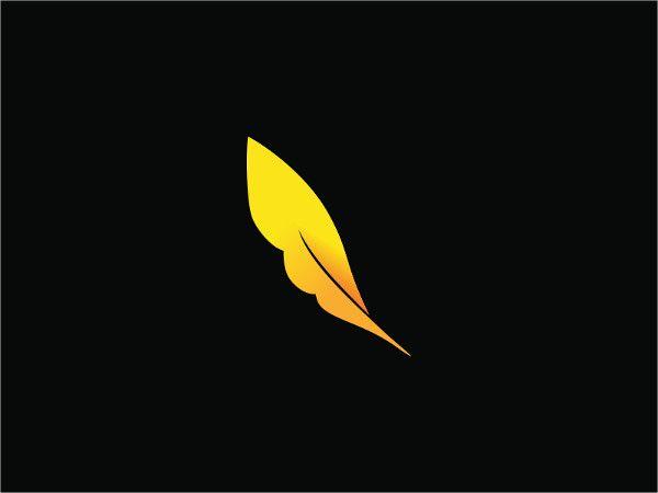 Gold Feather Logo - Feather Logos, AI, Vector EPS. Free & Premium Templates