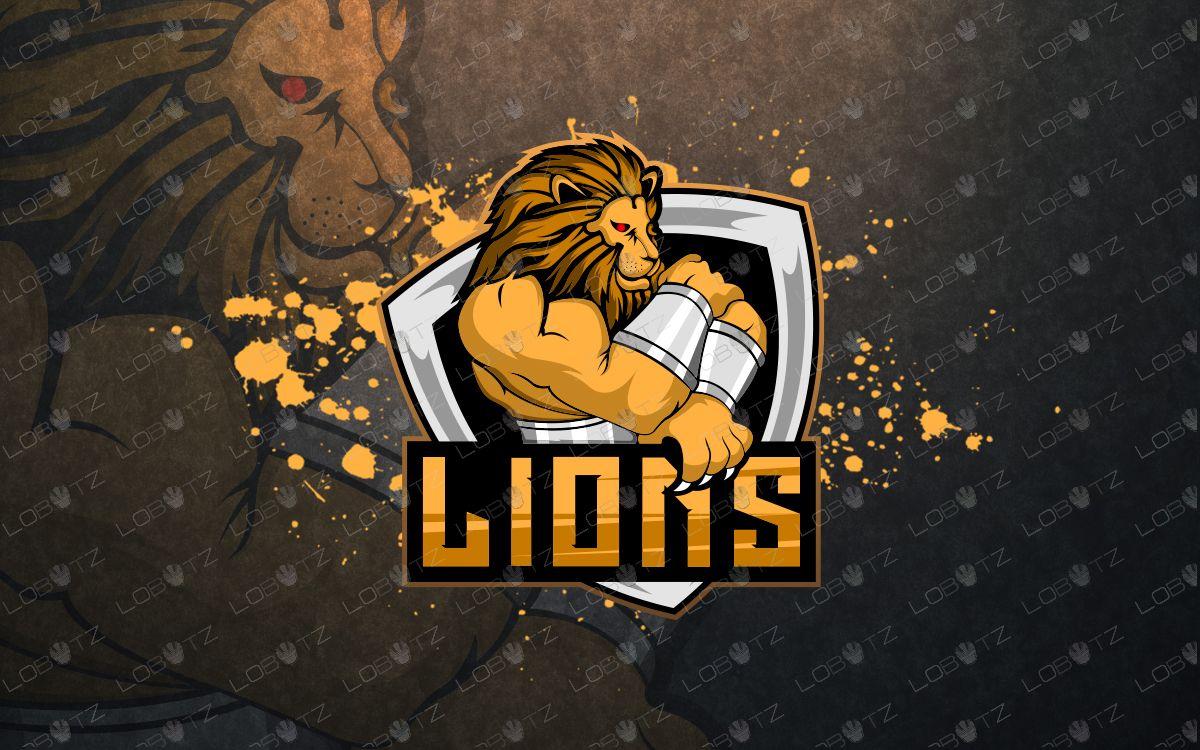 Lion Mascot Logo - Majestic Lion Mascot Logo | Lion eSports Logo For Sale - Lobotz