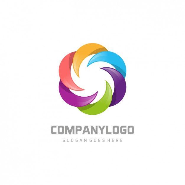 Multicolor Company Logo - Download Vector - Multicolor corporative logo - Vectorpicker