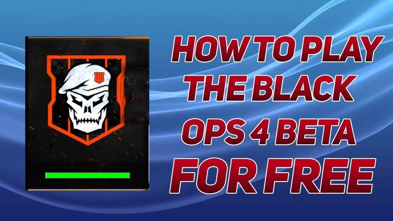 Bo4 Beta Logo - PLAY BO4 BETA FREE GLITCH! HOW TO GET A BLACK OPS 4 BETA CODE FREE