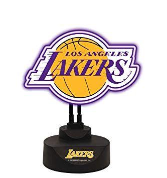 Multicolor Company Logo - Memory Company NBA LA Lakers Team Logo Neon Lamp, One Size ...