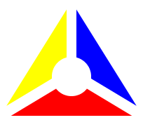 Yellow Blue Triangle Logo - Portfolio Tutorial | Color Theory
