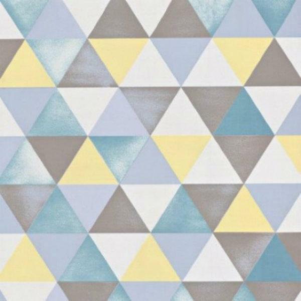 Yellow Blue Triangle Logo - 3d Geometric Wallpaper Modern Triangle Futuristic Grey Yellow Blue ...