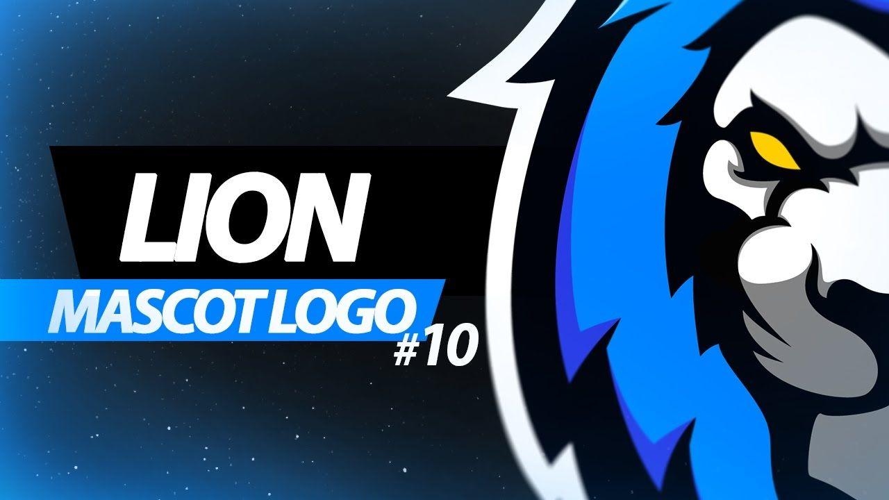 Lion Mascot Logo - Lion Mascot Logo Speedart [Sold] - YouTube