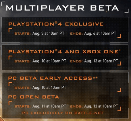 Bo4 Beta Logo - Call of duty BO4 Beta code for $1 [ALL PLATFORMS]