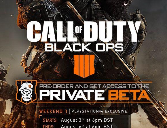 Bo4 Beta Logo - Call of Duty®: Black Ops 4 – PlayStation 4 BETA imminent – The ...