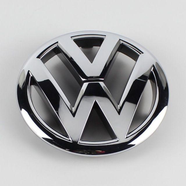 VW Grill Logo - High Quality OEM Silver Chrome Front Grille Grill Emblem for VW Polo ...